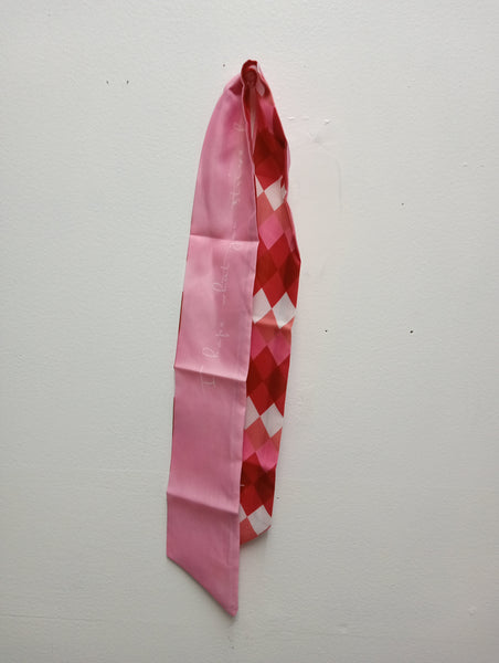 Skinny Scarf 35"x2.5" | Lightweight Wrap & Hair Tie Amanda Queen