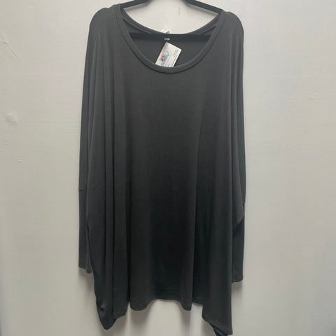 Zenana Outfitters Ash Gray Poncho Dress Shirley Ollison