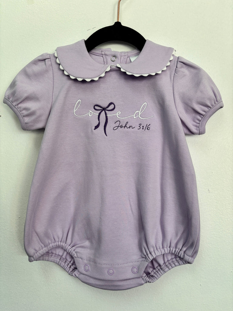 Purple Bubble- " Loved - John 3:16" OhhMy! Gifts and Things, LLC