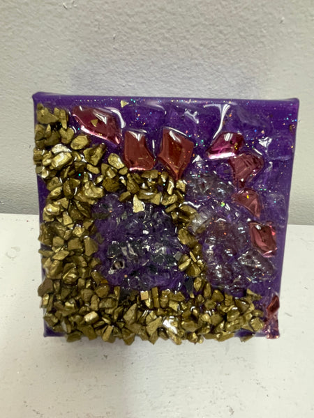 Resin Wrapped Canvas Tiffany Sutton