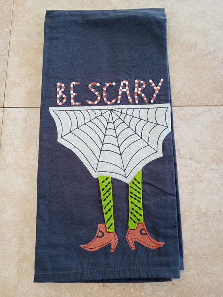 Royal Standard Halloween tea towels Amanda Queen