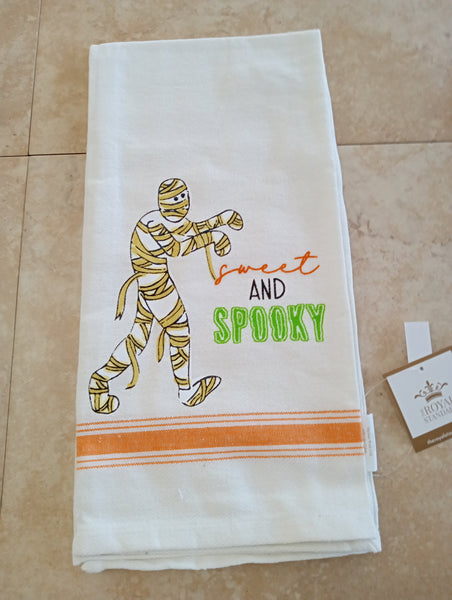 Royal Standard Halloween tea towels Amanda Queen