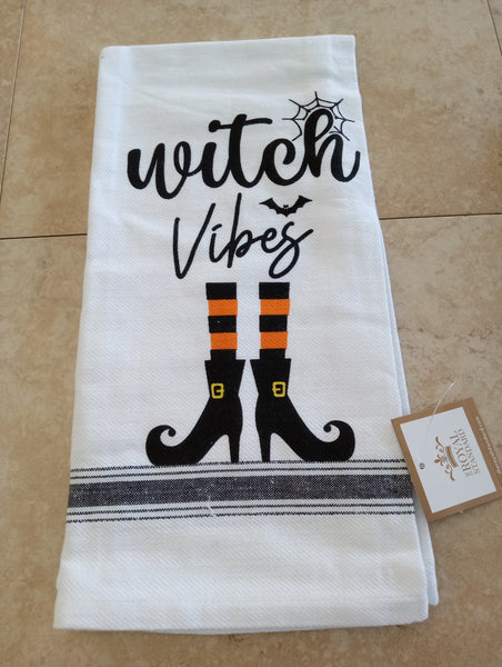 Royal Standard Halloween tea towels Amanda Queen