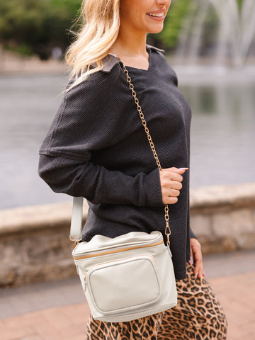 The Crosby Ivory Bag Grace+Emma