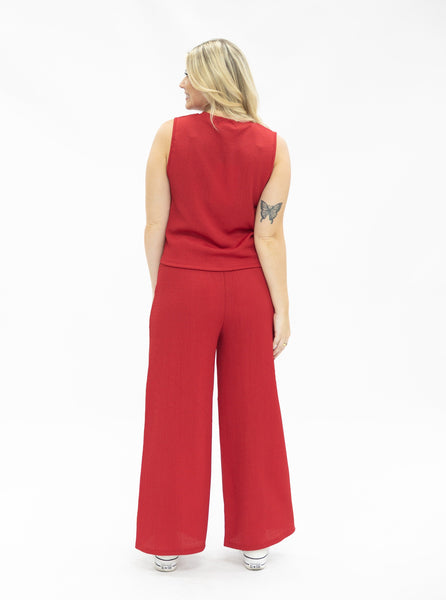 The Earhart Pants, Red Grace+Emma