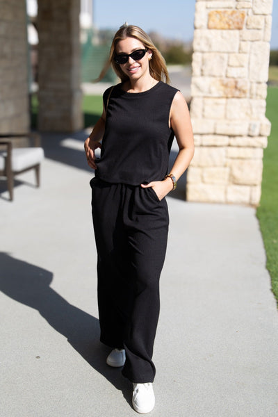 The Earhart Pants, Black Grace+Emma