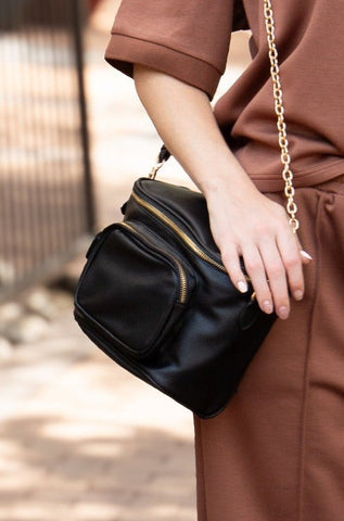 The Crosby Black Bag Grace+Emma