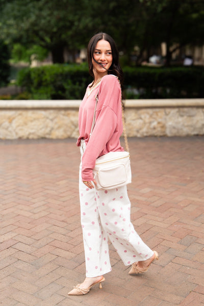 The Crosby Ivory Bag Grace+Emma