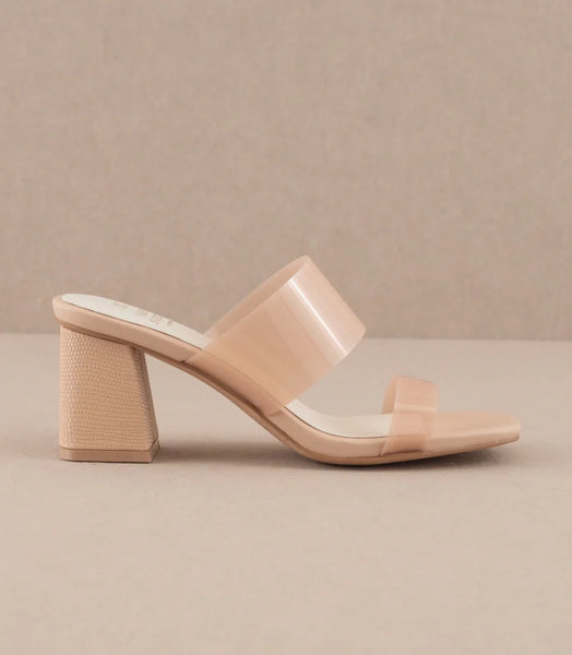 Oasis Society Sandals -Bagan-apricot- with heal