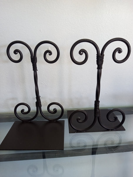 Scrolled Book Ends-2 pc. set-6"x4"x3"