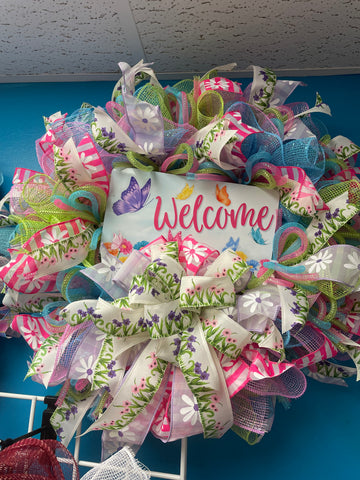 Spring Handmade Wreaths | Front Door Decor & Seasonal Home Accents