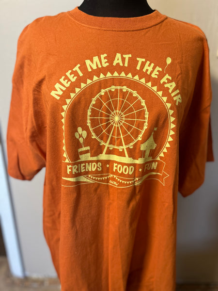 T-shirt-Meet me at the Fair-orange