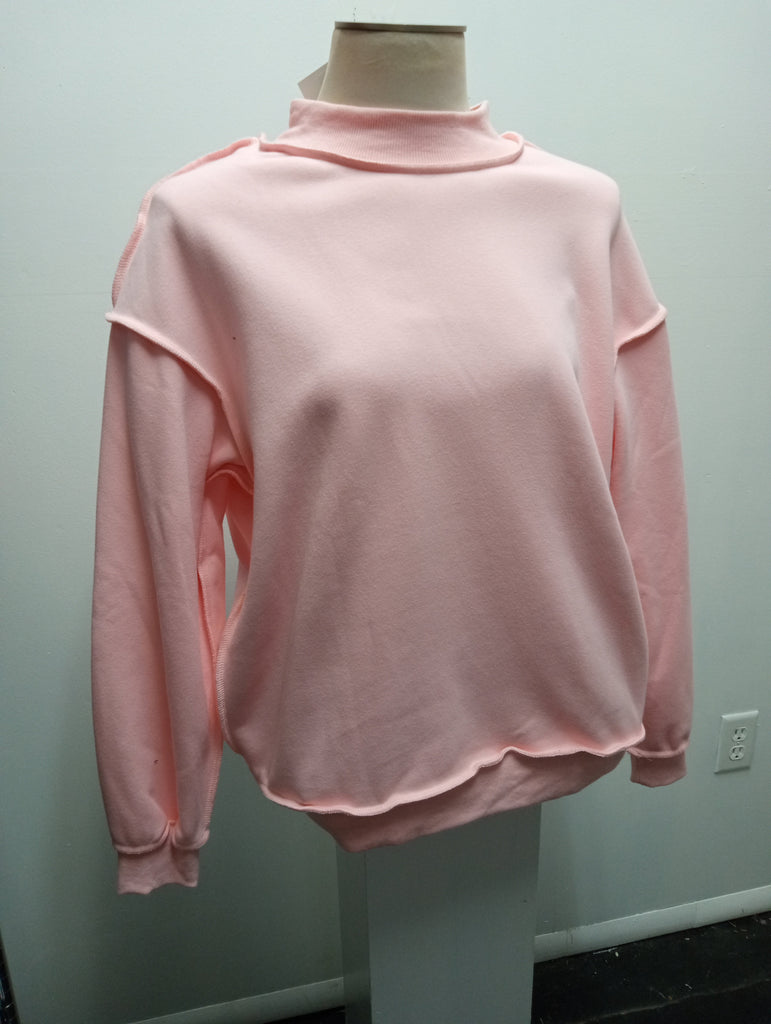 Unbranded Pink Mock neck Sweatshirt Amanda Queen