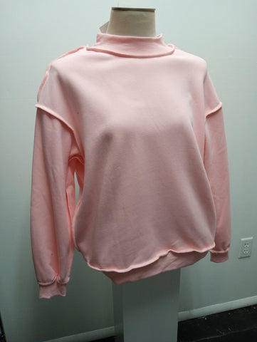 Unbranded Pink Mock neck Sweatshirt Amanda Queen