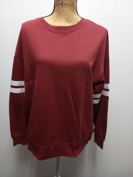 Unbranded burgundy varsity Sweatshirt Amanda Queen