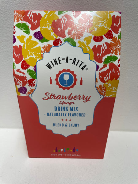 Wine-A-Rita Drink Mix 10 oz - Peach Bellini & Strawberry Mango Cocktail Mix Amanda Queen
