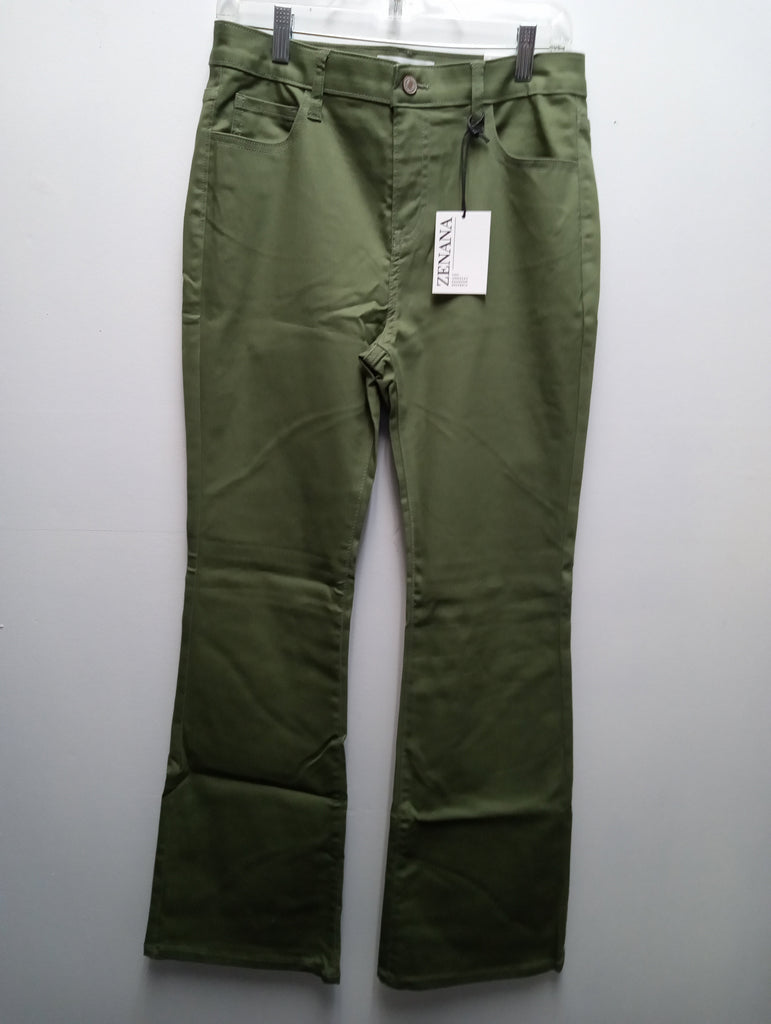 Zenana Olive Green flared leg Pants OhhMy! Gifts and Things, LLC