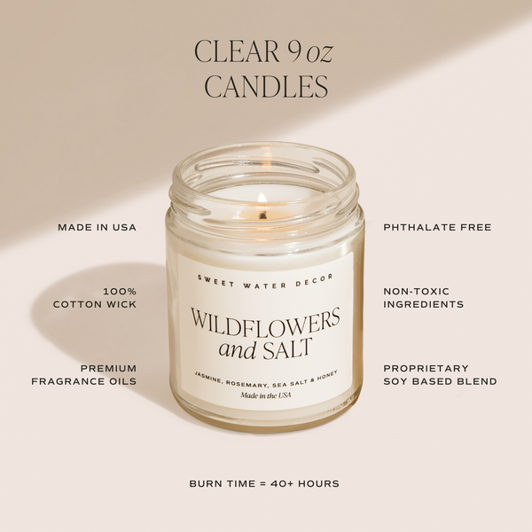 Pumpkin Spice 9 oz Soy Candle - Fall Decor and Gifts Sweet Water Decor