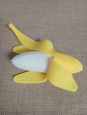 Banana Squishy Toy – Soft Stress Relief Squeeze for Kids & Adults