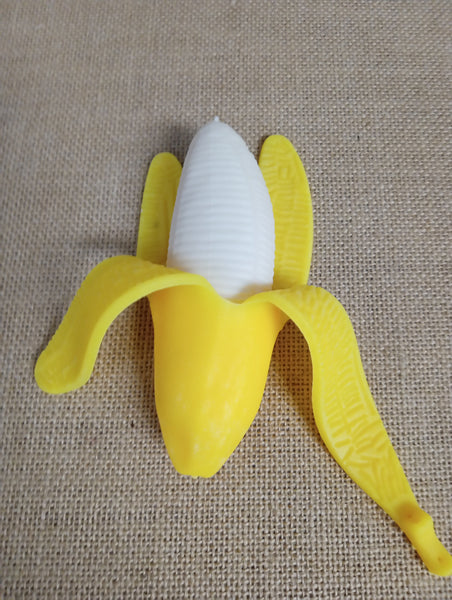 Banana Squishy Toy – Soft Stress Relief Squeeze for Kids & Adults