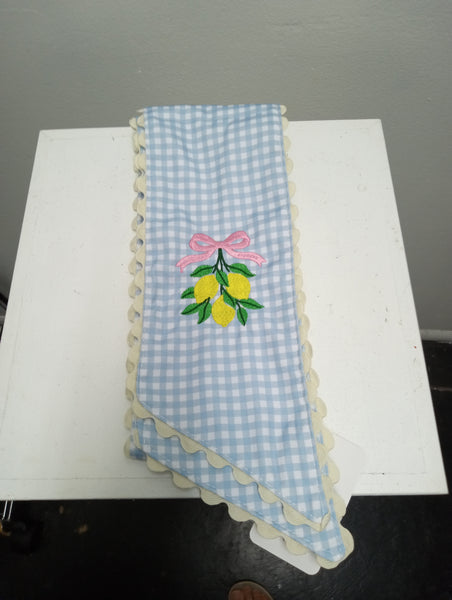 52" x5" RicRac Wreath Scarf Sew Sisterly