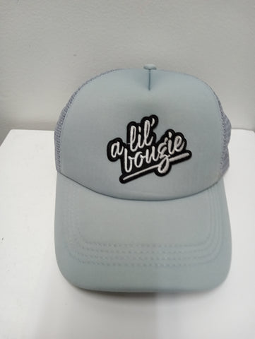 Blue, White & Black "A Lil Boujie" Hat | Chic Statement Cap Ashlyn Abernathy