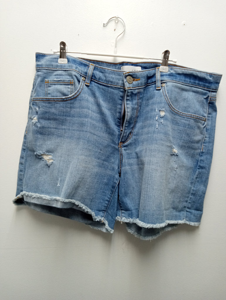 Loft Denim Shorts - Women's Mid-Rise Cuffed Jean Shorts, Size 31/12