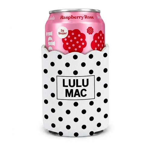 LM-KZ-1001 White/Black Dot Koozie Girlie Girl Originals