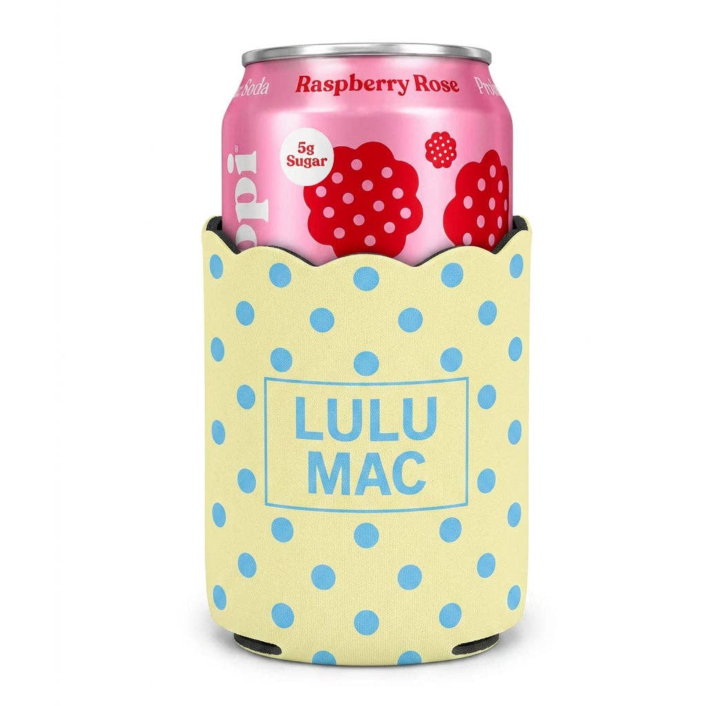 LM-KZ-1001 Yellow/Blue Dot Koozie Girlie Girl Originals