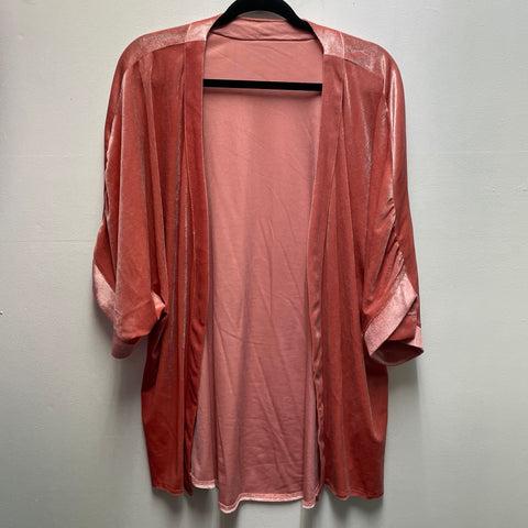 Pink Velvet Cardigan