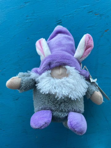 Stuffed gnome-purple/gray shelf sitter Shirley Ollison