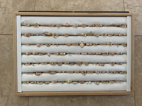 Assorted Gold plated rings 