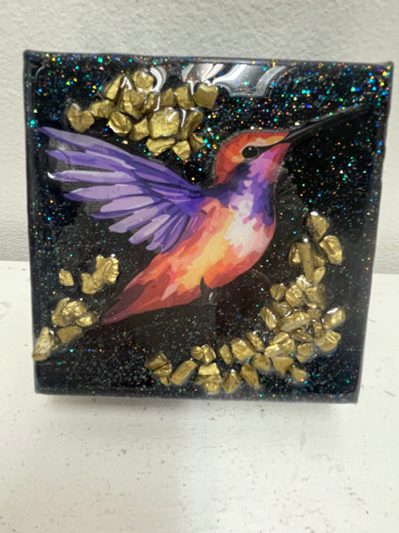 Resin Wrapped Canvas Tiffany Sutton