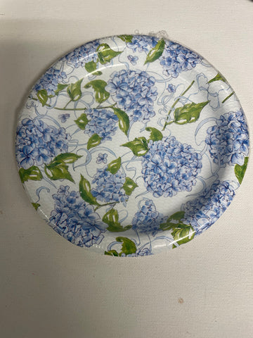 6.75"round Boston International Hydrangea Allover Dessert Plates -8