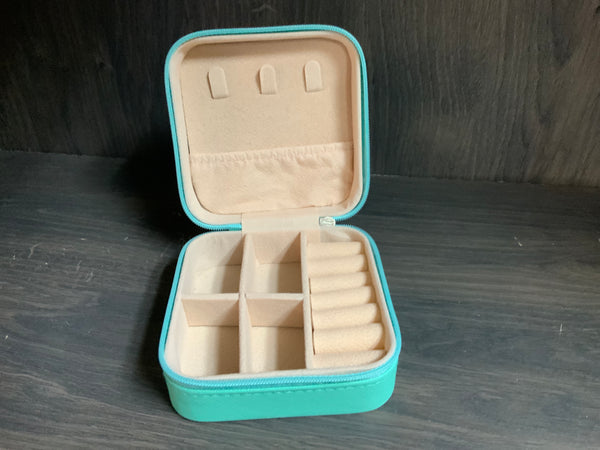 Travel Jewelry Box-Mint Green