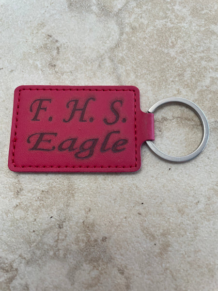 Handmade Laser-Engraved Eagle Keychain | Patriotic Gift Rick Dantzler