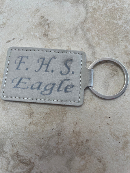 Handmade Laser-Engraved Eagle Keychain | Patriotic Gift Rick Dantzler