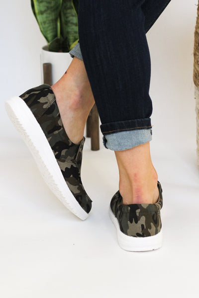 Maya Sneakers in Camo Naughty Monkey