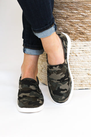 Maya Sneakers in Camo Naughty Monkey