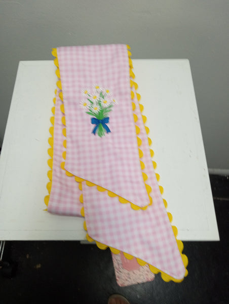 52" x5" RicRac Wreath Scarf Sew Sisterly