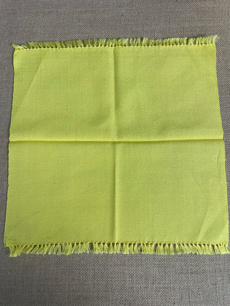 13"x12" Yellow Placemat/napkin