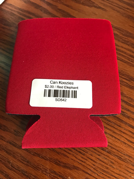 Can Koozies-Red Elephant