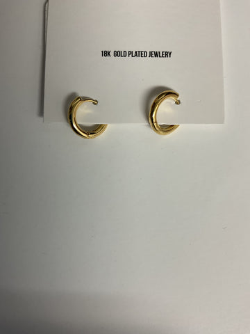 Simply Co. 18K Gold Plated Hoop Earrings OhhMy! Gifts and Things, LLC