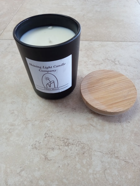8 oz Homemade Soy Candle | Clean House & White Sage Scents