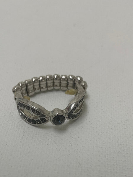 Silver Stretch Rings w/stone