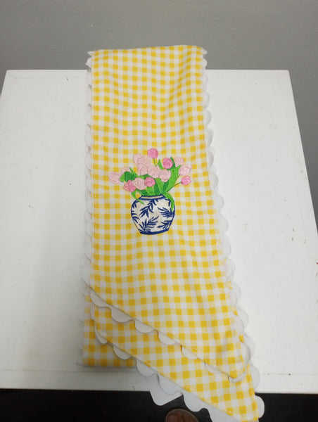 52" x5" RicRac Wreath Scarf Sew Sisterly