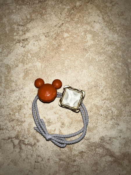 Mouse and Gem Hair Tie