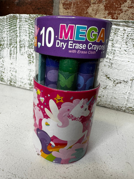 Washable Mega Dry Erase Crayons