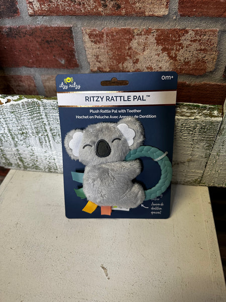 Plush Rattle Pals w/Teether