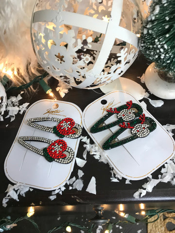 Christmas Barrettes